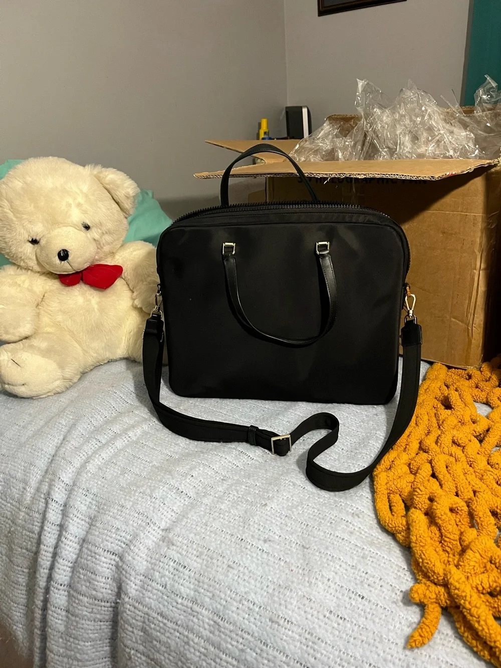 kate spade Black Laptop Bag with Shoulder Strap